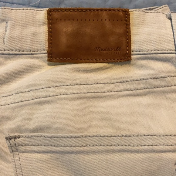 Madewell size 27 white skinny ankle length jeans - Picture 2 of 4